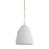 Visual Comfort Elliot 14" Wide Pendant Matte White