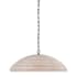 Visual Comfort Emerson 30" Wide Pendant Bronze / Ash Rattan
