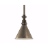 Visual Comfort Boston 7" Pendant Light by E. F. Chapman Antique Nickel