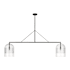 Visual Comfort Leano 2 Light 10" Wide Chandelier Bronze