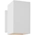Visual Comfort Pohl 9" Tall Outdoor Wall Sconce with Durable StoneStrong Shade Outdoor Textured White