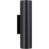 Visual Comfort Pressa 12" Tall LED Outdoor Wall Sconce Black