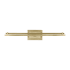 Visual Comfort Kal 3" Tall LED Wall Sconce Natural Brass