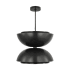 Visual Comfort Shanti 26" Wide LED Pendant with Shade Dark Bronze