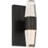 Visual Comfort Lassell 2 Light 6" Tall LED Bathroom Sconce Dark Bronze