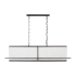 Visual Comfort Dresden 5 Light 16" Wide Linear Pendant Aged Iron