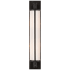 Visual Comfort Keeley 20-3/4" High Wall Sconce with White Glass Shade Bronze
