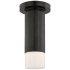 Visual Comfort Ace 3" Wide LED Semi-Flush Ceiling Fixture Bronze