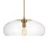 Visual Comfort Largo 22" Wide Pendant Burnished Brass