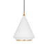 Visual Comfort Stanza 15" Wide Pendant Matte White
