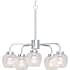 Volume Lighting Aria 5 Light 26" Wide Chandelier Polished Nickel