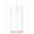 Volume Lighting Single Light 6" Wide Mini Pendant White