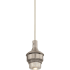 Volume Lighting Single Light 2" Wide LED Mini Pendant Brushed Nickel