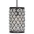 Volume Lighting 8" Wide Beaded Mini Pendant Antique Bronze