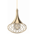 Volume Lighting 10" Wide Full Size Pendant Antique Gold