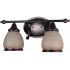 Volume Lighting Camden 2 Light 21" Wide Bathroom Vanity Light Florence Bronze