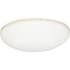 Volume Lighting Single Light 11" Wide Integrated LED Flush Mount Bowl Ceiling Fixture / Wall Sconce White