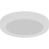 Volume Lighting Single Light 8" Wide Integrated LED Flush Mount Ceiling Fixture / Wall Sconce White
