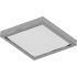 Volume Lighting Single Light 12" Wide Integrated LED Flush Mount Square Ceiling Fixture / Wall Sconce Brushed Nickel