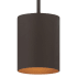 Volume Lighting Single Light 5" Wide LED Outdoor Mini Pendant Antique Bronze