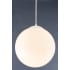 Volume Lighting 1 Light Foyer 14" Height Pendant with Opal Glass Shade White