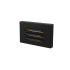 WAC Lighting Single WAC 12V Surface Mounted Step Light 5" Wide 12V LED Step Light Black