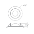 WAC Lighting 4 Inch Lotos Line Drawing