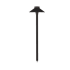 WAC Lighting Tiki 22" Tall LED Center Mount Path Light - 12 Volt Black / 2700K