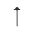 WAC Lighting Tiki 15" Tall LED Center Mount Path Light - 12 Volt Black / 2700K