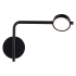 WAC Lighting Elbo 10" Tall Switchable Color Temperature LED Swing Arm Wall Sconce - Set to 2700K Black