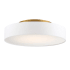 WAC Lighting Manhattan 26" Wide Integrated LED Semi-Flush Drum Ceiling Fixture/ Chandelier Aged Brass