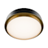 WAC Lighting Salvo 15" Wide LED Flush Mount Ceiling Fixture Black / Aged Brass