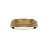 WAC Lighting Parthenon 5" Wide LED Flush Mount Ceiling Fixture / Converts to Wall Sconce Aged Brass