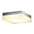 WAC Lighting Dice 6" Wide Integrated LED Flush Mount Square Ceiling Fixture / Wall Sconce Brushed Nickel / 3000K
