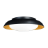 WAC Lighting Taurus 18" Wide LED Flush Mount Ceiling Fixture - Set to 3000K Black / Gold