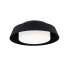 WAC Lighting Chapeau 16" Wide LED Flush Mount Ceiling Fixture - 3000K Black