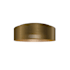 WAC Lighting Grille 12" Wide LED Semi-flush Drum Ceiling Fixture / Converts to Wall Sconce Aged Brass