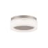 WAC Lighting Bonham 8" Wide LED Flush Mount Drum Ceiling Fixture / Converts to Wall Sconce - 2700K Brushed Nickel