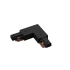 WAC Lighting Right L-Connector for J2-Track Systems Black