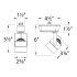 WAC Lighting-JHT-809LED-Line Drawing