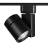 WAC Lighting Exterminator II L-Track 7" Tall LED Track Head - 55° Flood Beam Spread and 52 Watts Black / 3000K / 85CRI