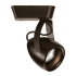 WAC Lighting Impulse L-Track 8" Tall LED Track Head - 20° Spot Beam Spread and 23 Watts Dark Bronze / 3000K / 85CRI