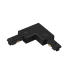 WAC Lighting Right L-Connector for L-Track Systems Black