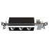 WAC Lighting Precision Multiples LED New Construction Housing for 4" Trims with 40° Flood Beam Spread and ELV Dimming Black / 2700