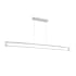 WAC Lighting Lune 63" Wide LED Linear Chandelier Aluminum