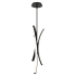 WAC Lighting Tusk 3 Light 8" Wide LED Mini Pendant - 3000K Black
