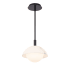 WAC Lighting Moonstone 10" Wide 3000K LED Pendant Black
