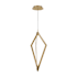WAC Lighting Tribeca 8" Wide LED Mini Pendant Aged Brass