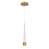 WAC Lighting Quill 3" Wide LED Mini Pendant - 3000K Aged Brass