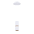 WAC Lighting Pedistal 4" Wide LED Mini Pendant White